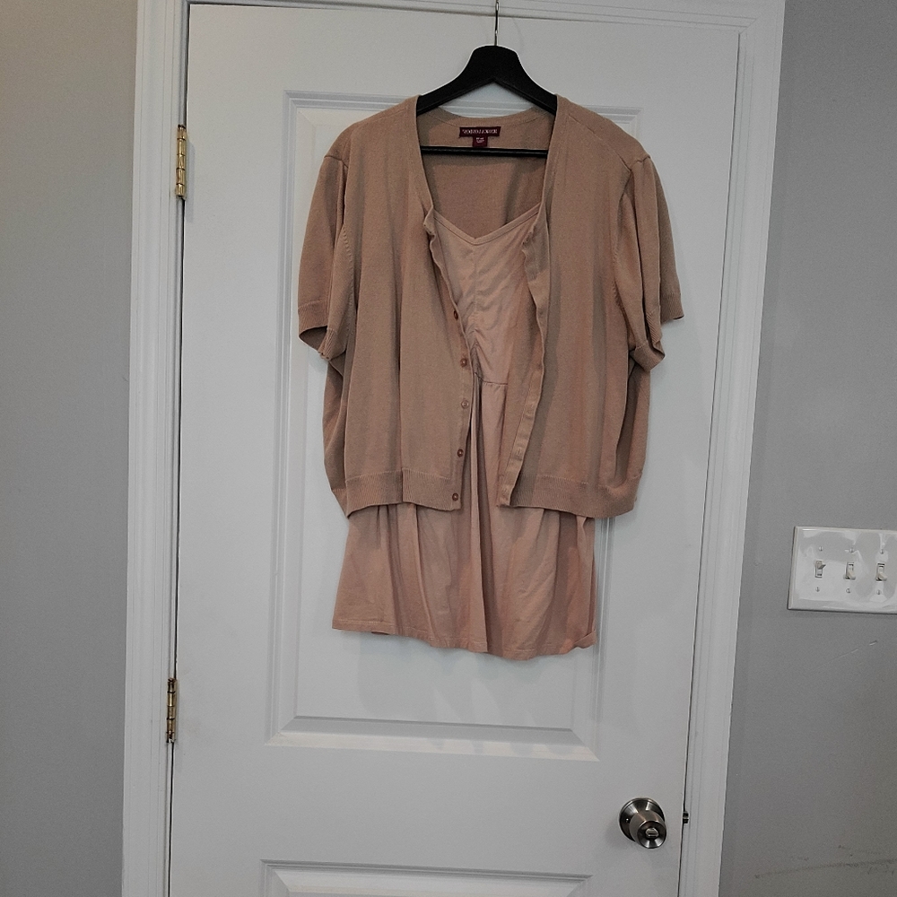 Jessica London Beige Twin Set